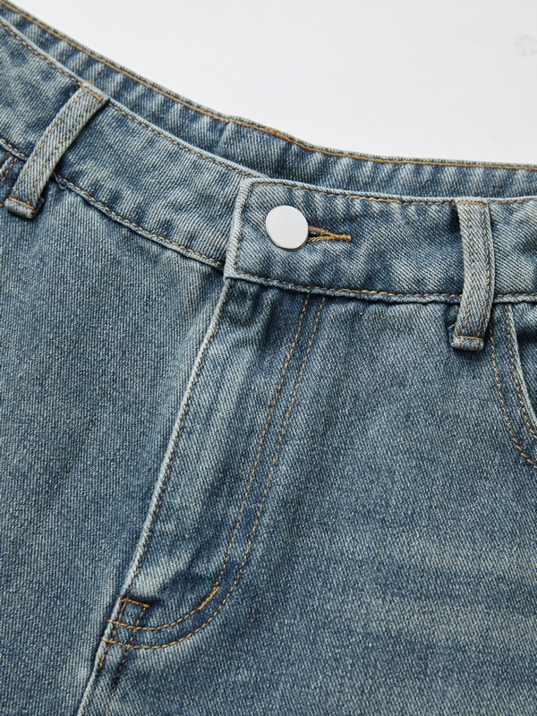 Lose Jeans aus verblasstem Vintage-Denim für Herren-7