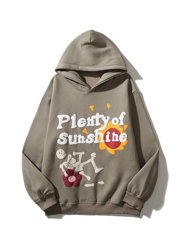 Graffiti-Schädel-Grafik-PulloverHoodie der Männer-2