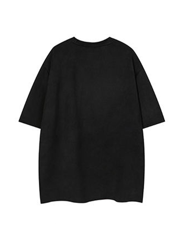 Kurzarm-T-Shirt mit Schmetterlingsdruck für Herren-1