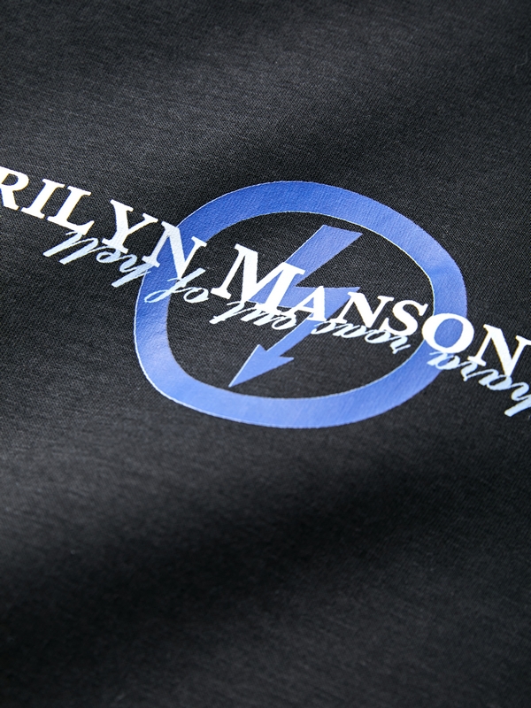 Übergroßer Kapuzenpullover mit Rock-Charakter-Print für Herren-7