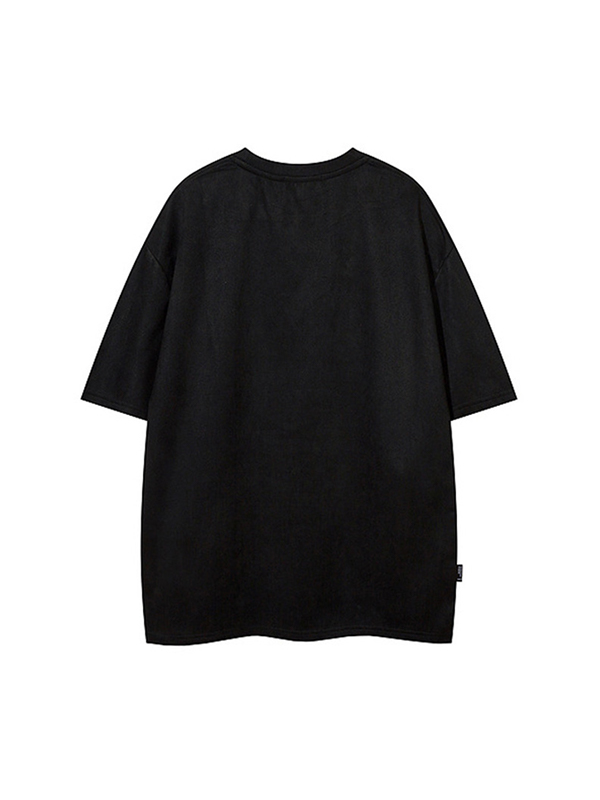 Kurzarm-T-Shirt mit Alphabet-Grafik für Herren-1